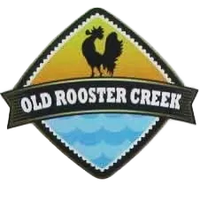 A picture of an old rooster creek logo.